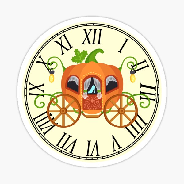 Pumpkin Carriage Sticker