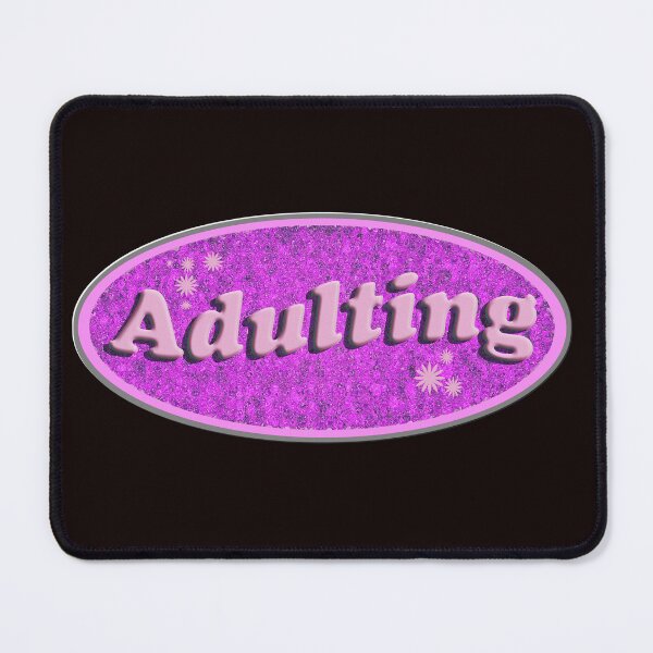 Item preview, Adulting Slogan Flashback Vending Decal Style designed and sold by mytshirtfort.