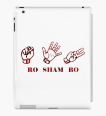 Ro Sham Bo - Rock Paper Scissors iPad Case/Skin