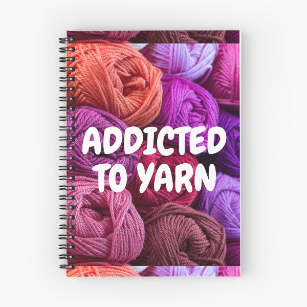 Item preview, Addicted to Yarn Colorful Wool Yarn Balls for Knitting Lovers, Knitting Hobby designed and sold by silviaol.
