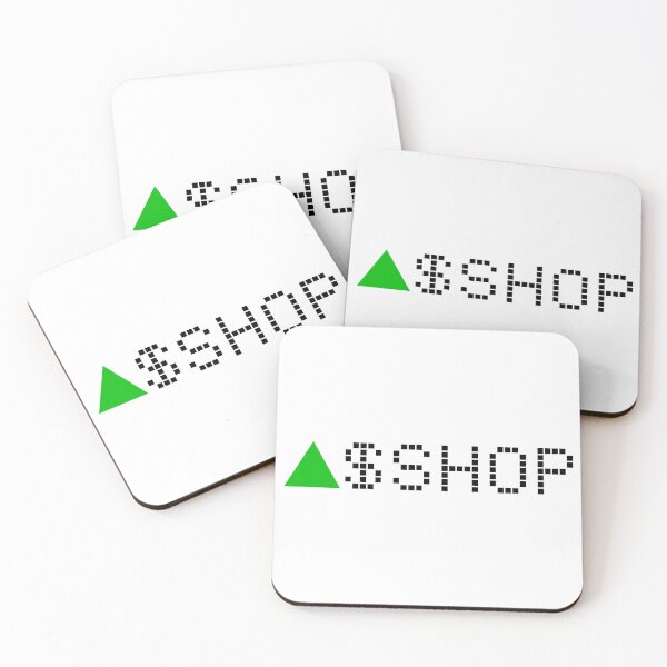 Item preview, Shopify Stock Ticker Green - Black Font designed and sold by frankyou.