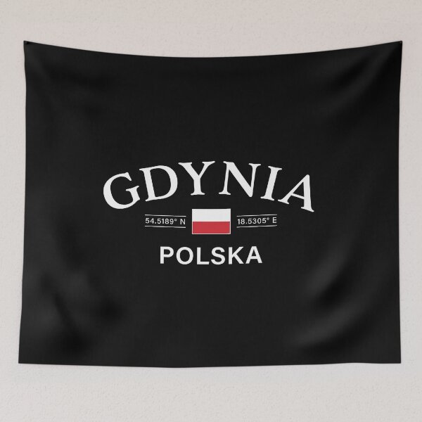 Item preview, Gdynia Polska (Poland) Polish Coordinates designed and sold by HakeDesign.
