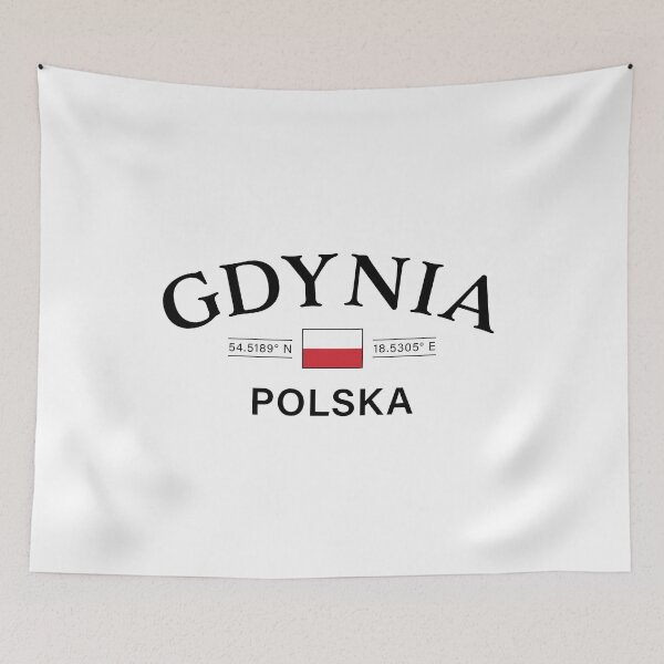 Item preview, Gdynia Polska (Poland) Polish Coordinates designed and sold by HakeDesign.