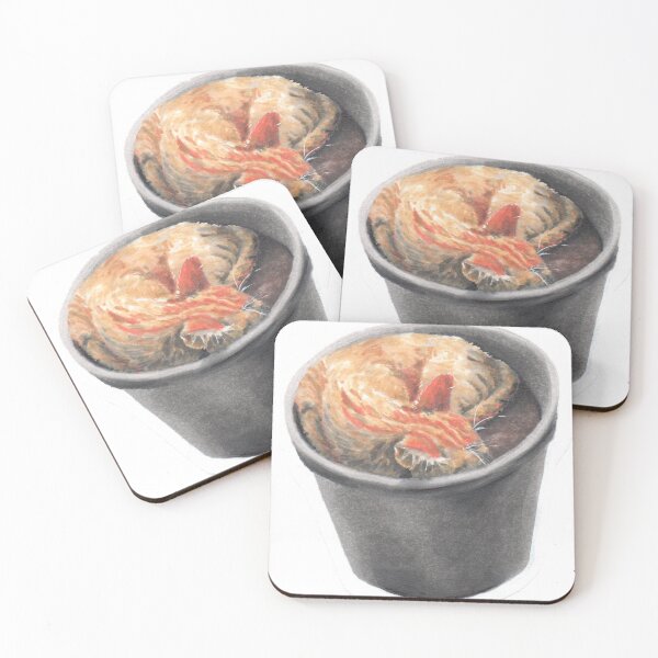 Item preview, cat in the pot designed and sold by Jorun Ink.