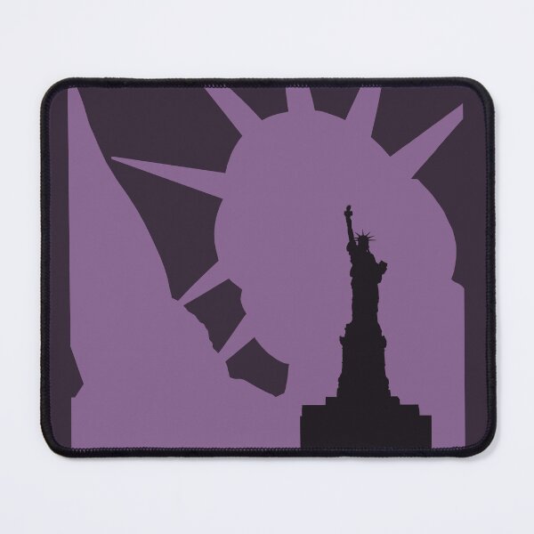 Item preview, Liberty statue - New York - in two tone French Lilac, original artwork designed and sold by Elizabeth-Banks.
