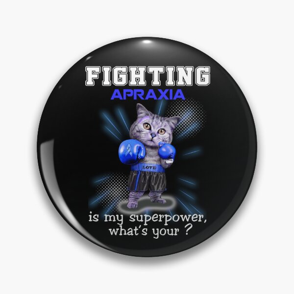 Item preview, Funny Cat Fighting Apraxia Is My Superpower What's Your designed and sold by Kohend.