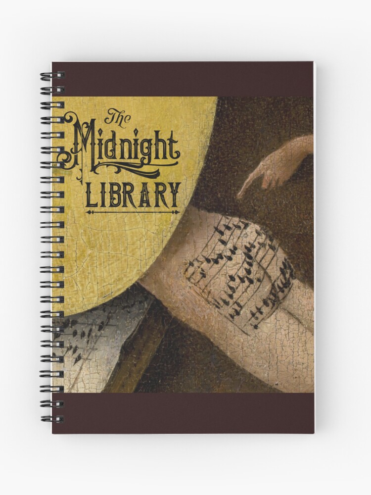 Bosch Butts MIDNIGHT LIBRARY THEME MUSIC Spiral Notebook