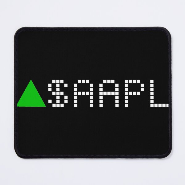 Item preview, Apple Stock Ticker Green - White Font designed and sold by frankyou.