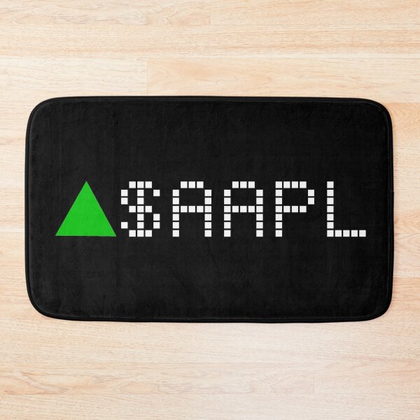 Item preview, Apple Stock Ticker Green - White Font designed and sold by frankyou.