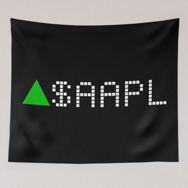 Item preview, Apple Stock Ticker Green - White Font designed and sold by frankyou.