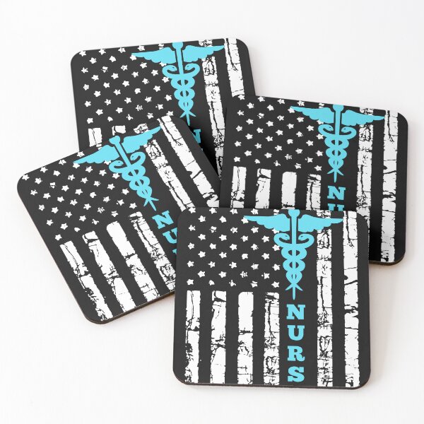 Item preview, USA Flag Nurse designed and sold by ProofBrand.