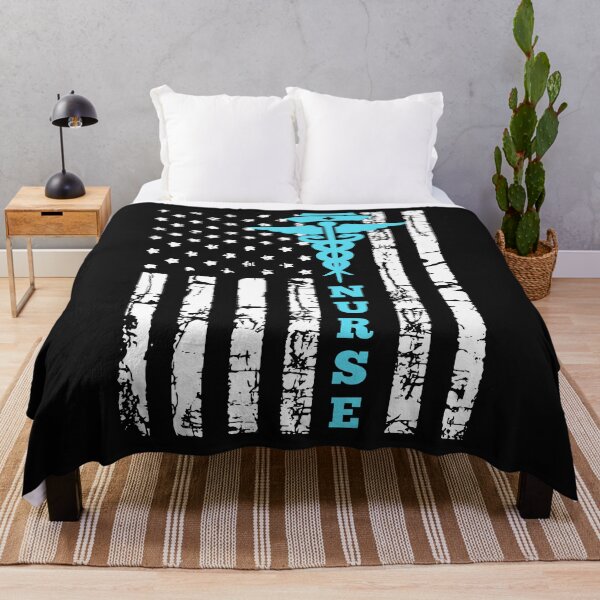 Item preview, USA Flag Nurse designed and sold by ProofBrand.
