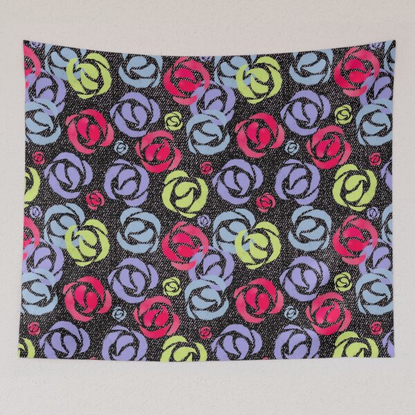 Item preview, Roses on Denim designed and sold by AmeyCamp.