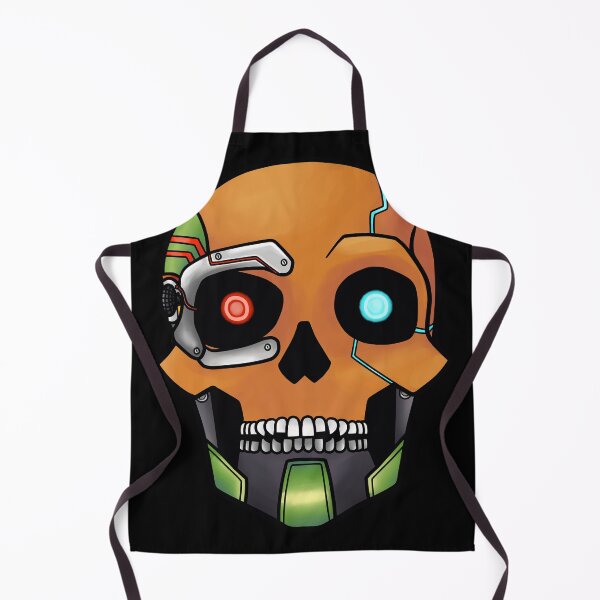 Item preview, Cyberpunk Cyborg Skull designed and sold by gnomeskillet.