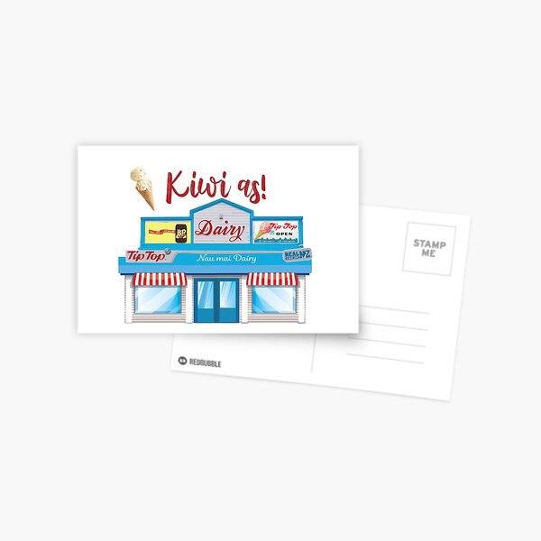 Item preview, Down to the dairy, Kiwi as!  designed and sold by Zelandia.