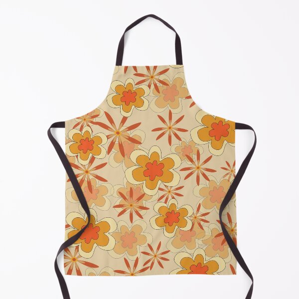 Item preview, Retro Flower Power Orange designed and sold by Ashlison.