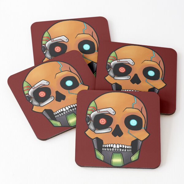 Item preview, Cyberpunk Cyborg Skull designed and sold by gnomeskillet.