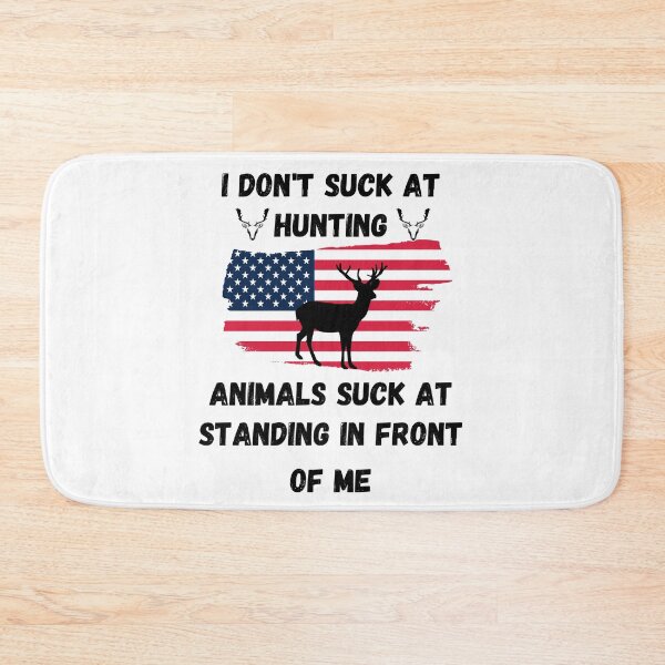 Item preview, I Don't Suck At Hunting Animals Suck At Standing In Front Of Me,US Flag Hunting Shirt,Funny Hunting Lover Shirt Hunting Gift,Gift For Hunter designed and sold by Lachkarstore.