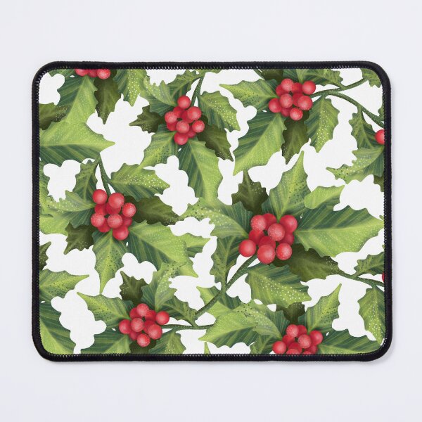 Item preview, Christmas Red Berries Seamless Pattern designed and sold by silviaol.