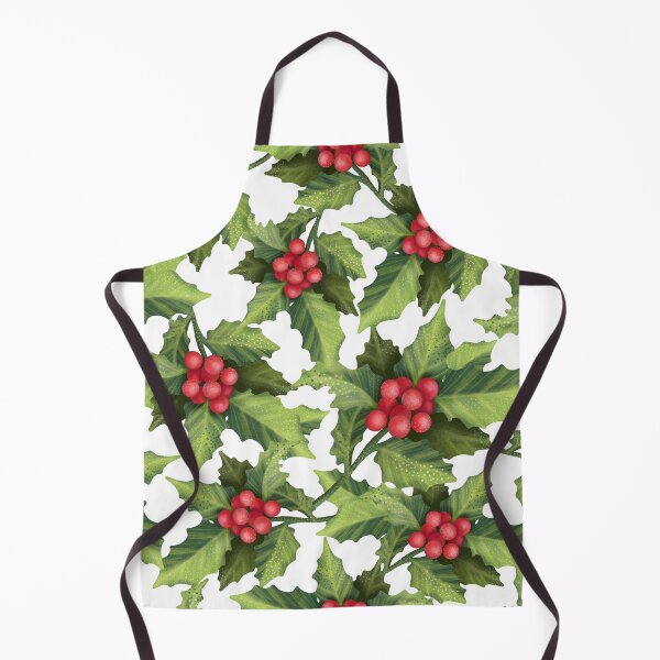 Item preview, Christmas Red Berries Seamless Pattern designed and sold by silviaol.