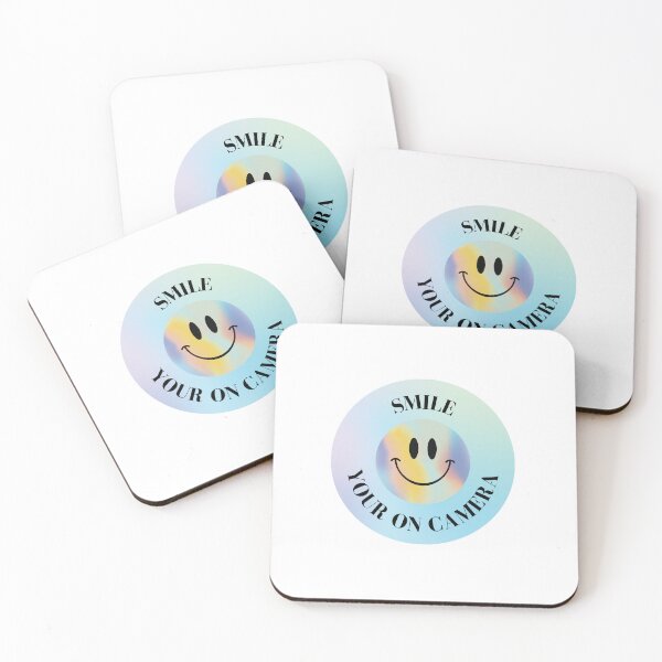 Item preview, Smile your on camera trippy sticker designed and sold by explorecity.