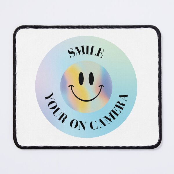 Item preview, Smile your on camera trippy sticker designed and sold by explorecity.