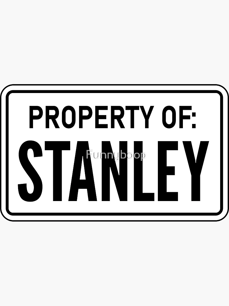 Stanley Parable Ultra Deluxe Bucket and Property of Stanley Sticker Sheet  6 × 4