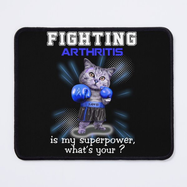 Item preview, Funny Cat Fighting Arthritis Is My Superpower What's Your designed and sold by Kohend.