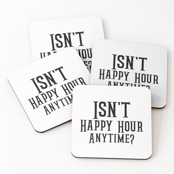 Item preview, Funny Isn't Happy Hour Anytime Mega Pint, Trendy Women Men designed and sold by AMERZAGUE DESIGN.