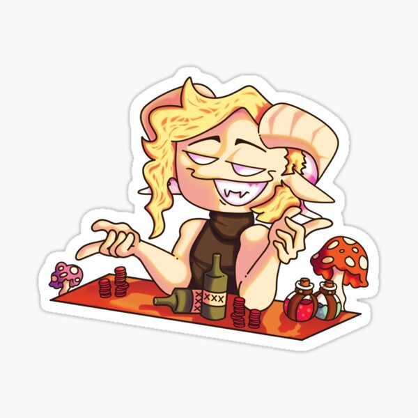 Commerçant tieffelin Sticker