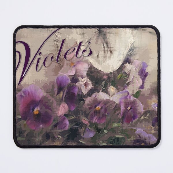 Item preview, Sabrina Farmer Art - Violets II - Vintage designed and sold by sabrinart42.
