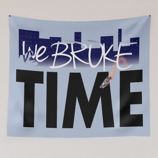 Item preview, We broke time - black designed and sold by manuluce.