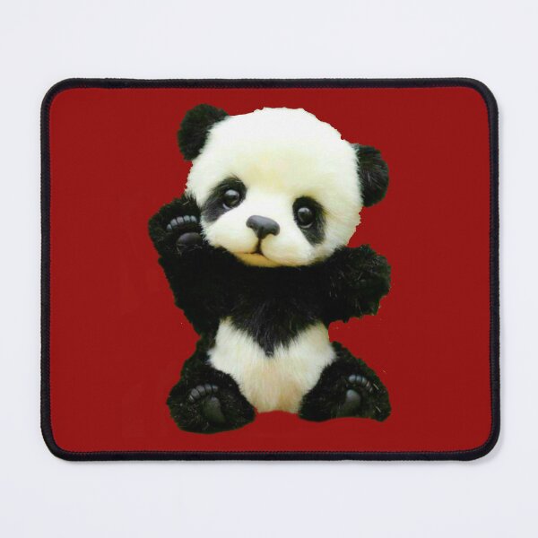 Item preview, Panda Bear Teddy Bear Red designed and sold by Rowena Jones.