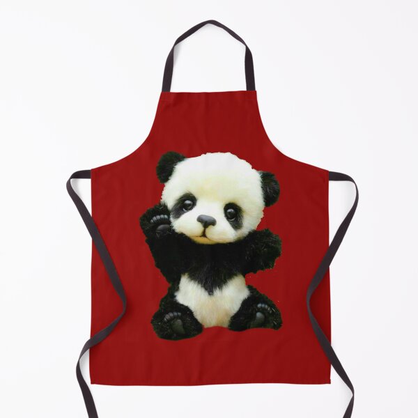 Item preview, Panda Bear Teddy Bear Red designed and sold by Rowena Jones.
