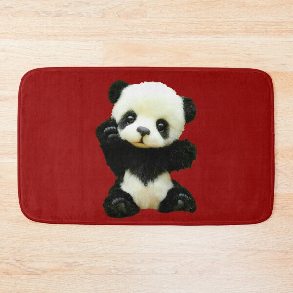 Item preview, Panda Bear Teddy Bear Red designed and sold by Rowena Jones.