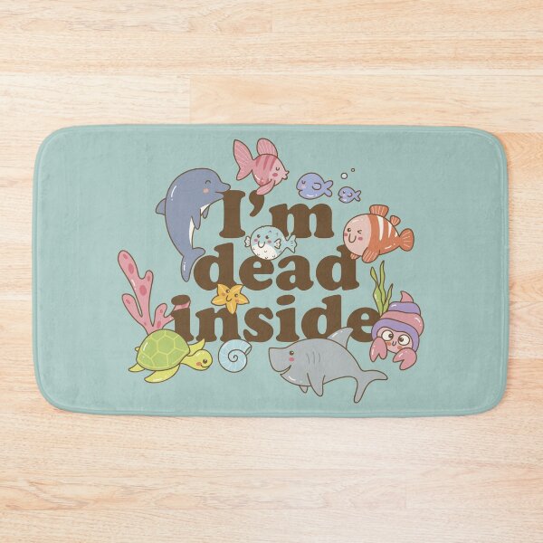 Item preview, I'm dead inside (a fishy meme) designed and sold by Ashley Castleton.