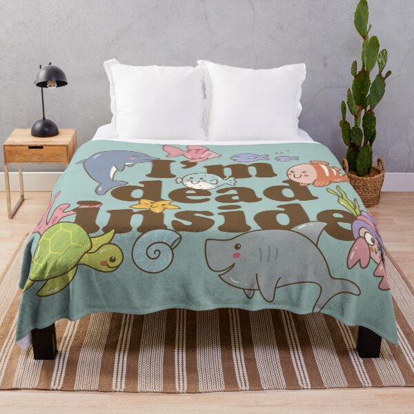Item preview, I'm dead inside (a fishy meme) designed and sold by Ashley Castleton.