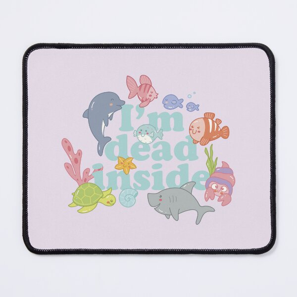 Item preview, I'm dead inside (a fishy meme) designed and sold by Ashley Castleton.
