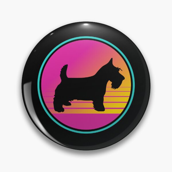Item preview, Retro Summer Beach 80s Scottish Terrier Dog Gift  designed and sold by Guarddogdrive.