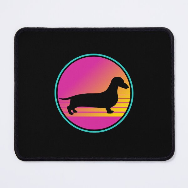 Item preview, Retro Summer Beach 80s Miami Dachshund Dog Gift  designed and sold by Guarddogdrive.