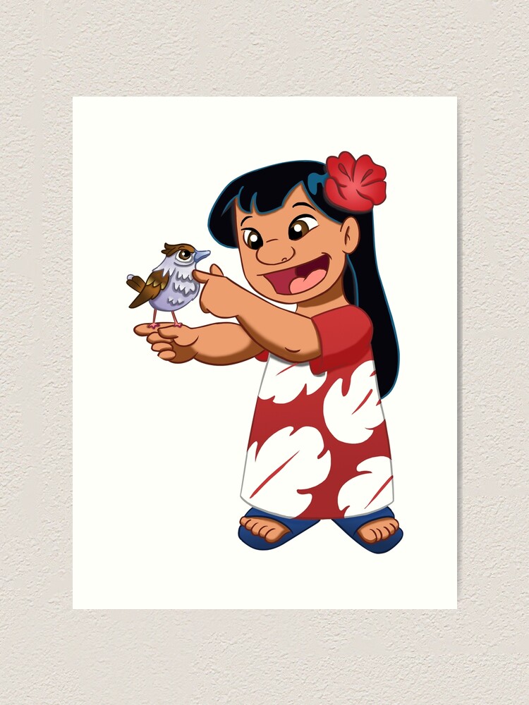 Lilo and Stitch art (2) Art Print for Sale by JakeGoodwin