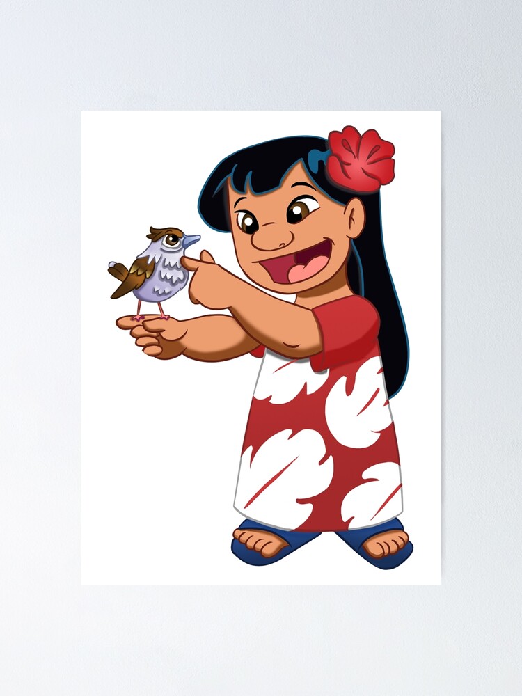 Lilo and Stitch Lilo Pelekai Birthday Drawing Sticker for Sale by  JakeGoodwin