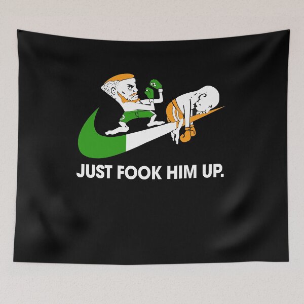 Item preview, C_o_n_o_r McGregor Vs F_l_o_y_d Mayweather Just Fook Him Up designed and sold by Denise Pineda.
