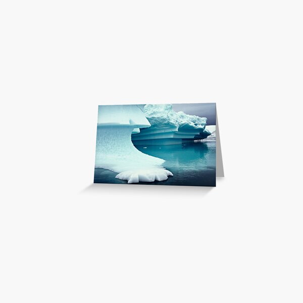 Sculptured Iceberg I Greeting Card