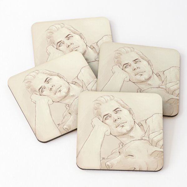Looking at her (dreamy!Cullen) Coasters (Set of 4)