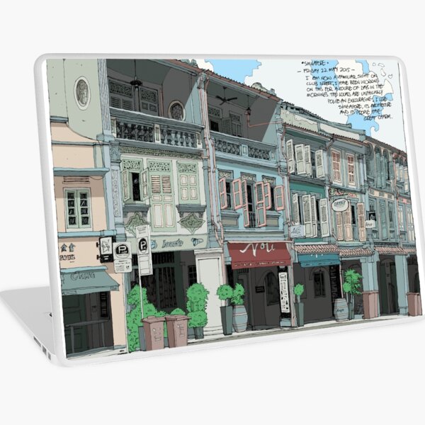 Singapore Street heritage Laptop Skin
