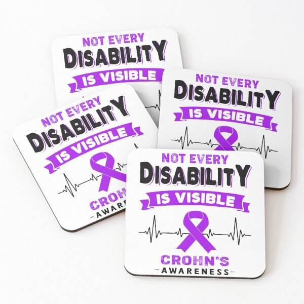 Item preview, Crohn's Awareness - Not Every Disability Is Visible designed and sold by RidnerStore.