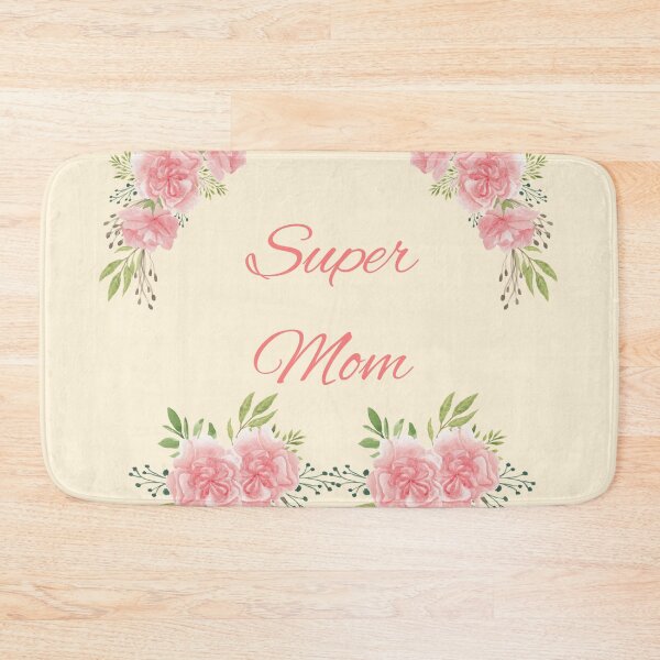 Item preview, "Super Mom" Pink Carnation Mother's Day 2022 Gift idea. designed and sold by HiruK.