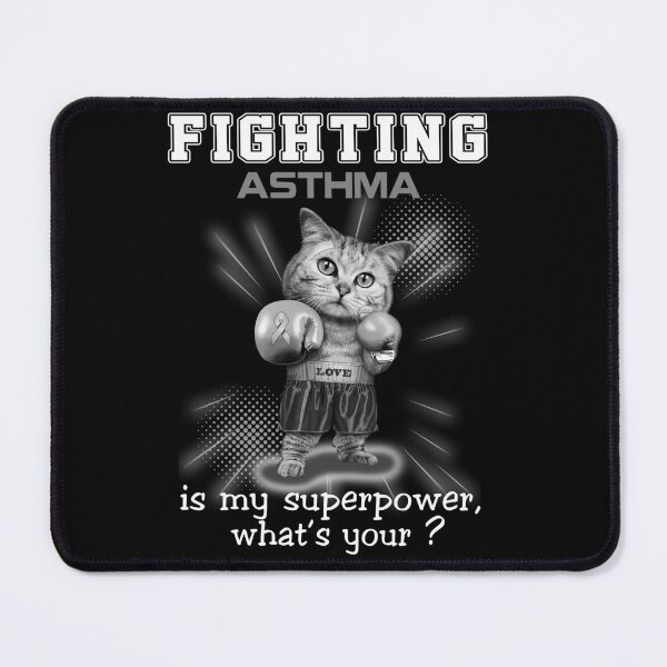 Item preview, Funny Cat Fighting Asthma Is My Superpower What's Your designed and sold by Kohend.