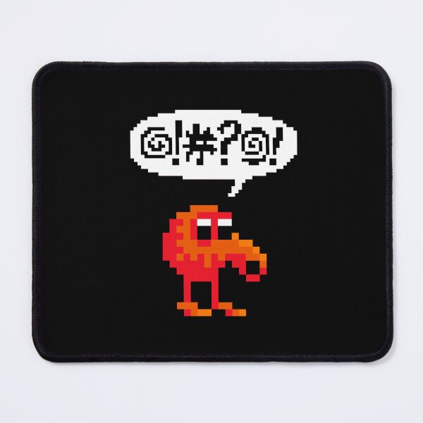Item preview, Qbert cursing after failure. designed and sold by DontGiveaShirt.